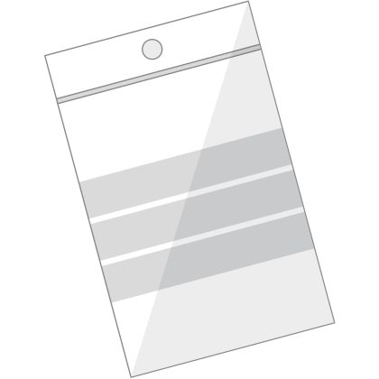 BÜROLINE  Pressverschl. Beutel   50×75mm