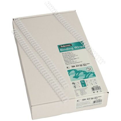 FELLOWES  Drahtbinderücken 8mm