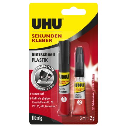 UHU       Sekundenkleber PLASTIK