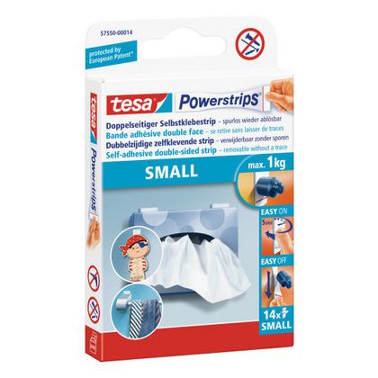 TESA      Powerstrips Small      14x34mm