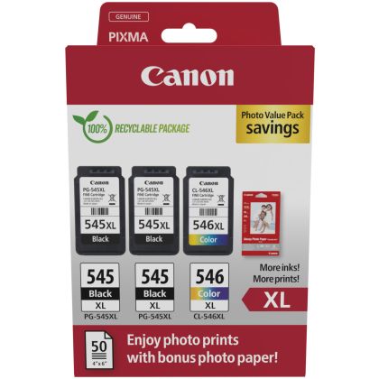 CANON     Photo Value Pack XL      BKCMY