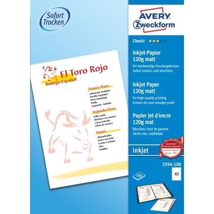 AVERY ZW. InkJet-Papier               A3