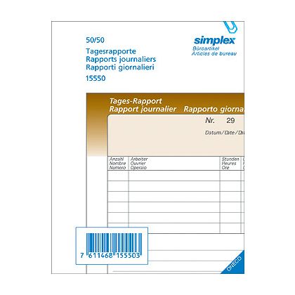 SIMPLEX   Tages-Rapporte D/F/I        A6