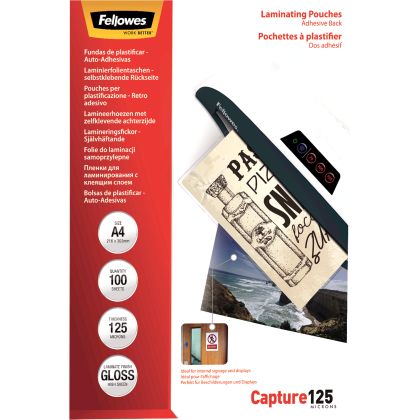FELLOWES  Laminierfolien Capture125g A4
