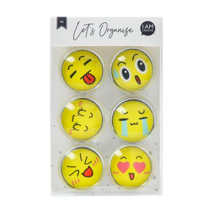 I AM CREA Magnet Smiley Let`s Organize