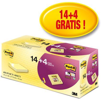 POST-IT   Notes Promo Pack       77x76mm