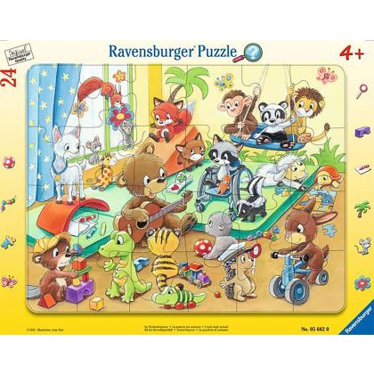 Puzzle Im Tierkindergarten