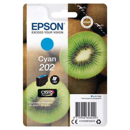 EPSON     Tintenpatrone 202         cyan