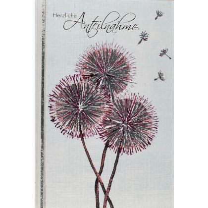 ABC       Trauerkarte         Pusteblume