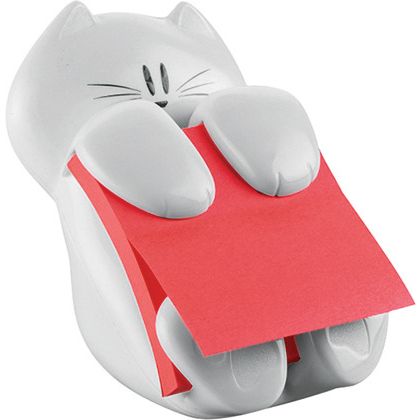 POST-IT   Dispenser Katze          weiss