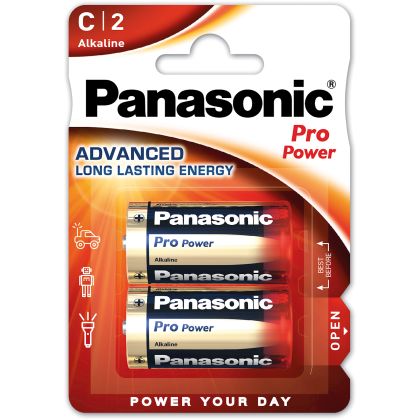 Batterie Panasonic C, 2-er