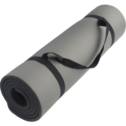 Fitnessmatte 10 mm grau