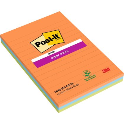 POST-IT   Block Super Sticky   101x152mm