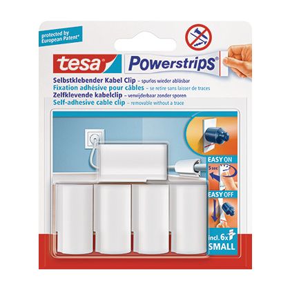 TESA      Powerstrips Kabel-Clip