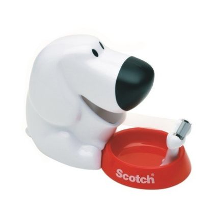 SCOTCH    Dispenser Hund           weiss