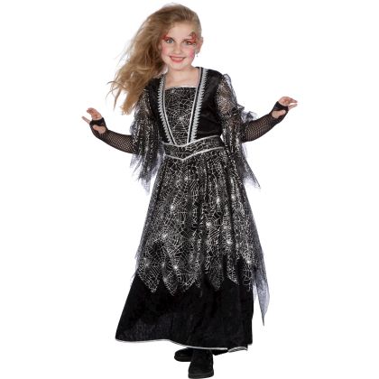 Hexe schwarz silber, Grösse 140