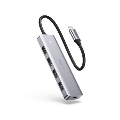 UGREEN    USB-C Hub 4in1, Silver