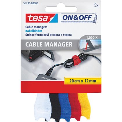 TESA      Kabelbinder on&off   12mmx20cm
