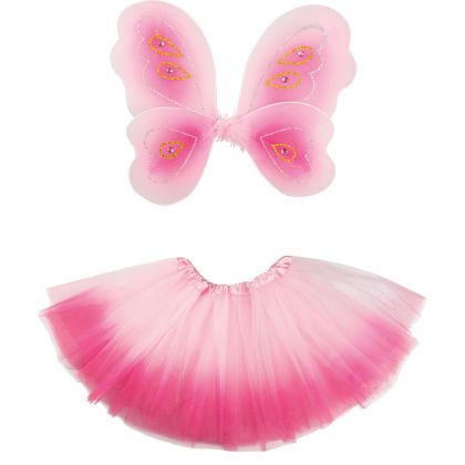 Flügel mit Tutu lila