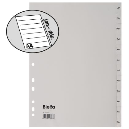 BIELLA    Register PP grau            A4
