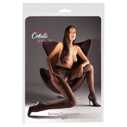 Strumpfhose offen schwarz 5