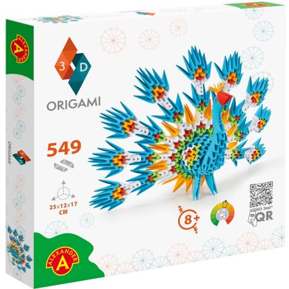 ORIGAMI 3D Pfau