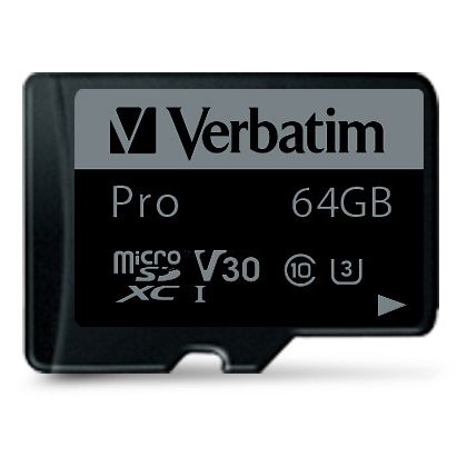 VERBATIM  Micro SDXC Pro U3         64GB