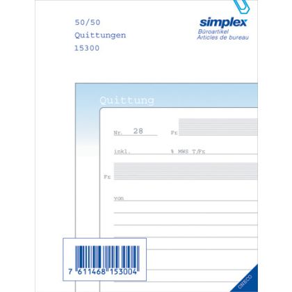 SIMPLEX   Quittungen D                A6