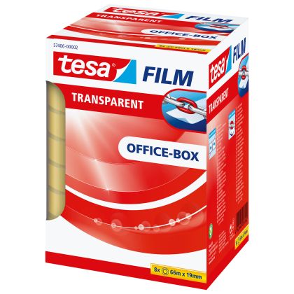 TESA      Klebeband transp.Box  66mx19mm