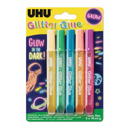 UHU       Glitter Glue Glow