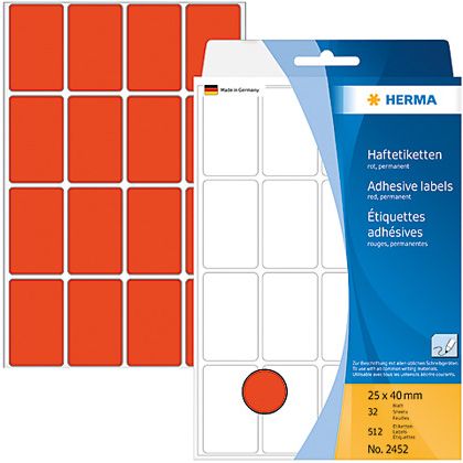 HERMA     Etiketten              25×40mm