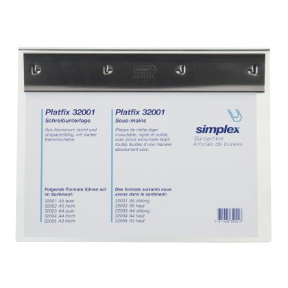 SIMPLEX   Schreibplatte Platfix