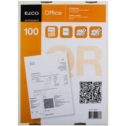 ELCO      Einz.schein QR-Rech. A4