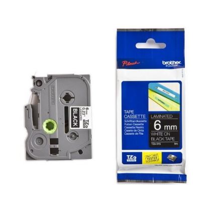PTOUCH    Band, laminiert  weiss/schwarz
