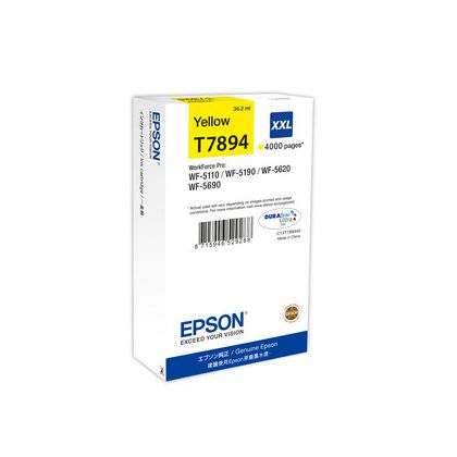 EPSON     Tintenpatrone XXL       yellow