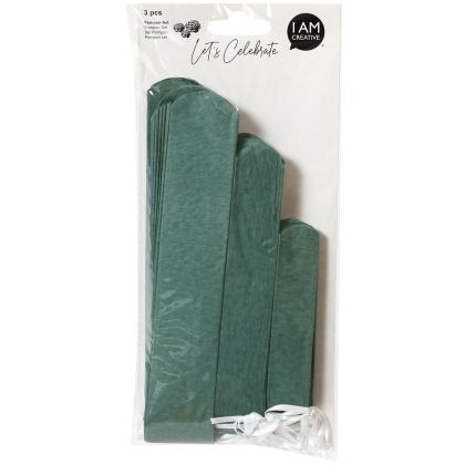 I AM CREA Pompon Set, mint,20,30,40cm