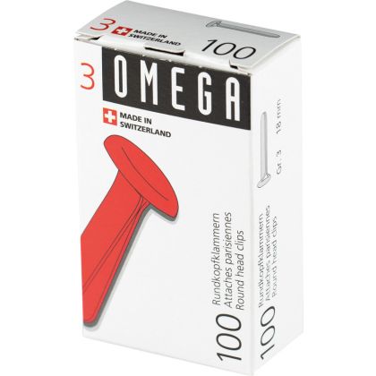 OMEGA     Rundkopfklammern 3        18mm