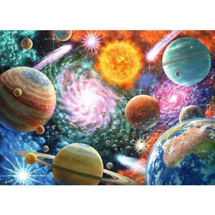 Puzzle Sterne und Planeten