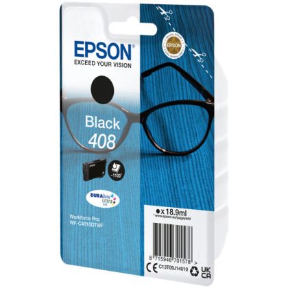 EPSON     Tintenpatrone 408      schwarz