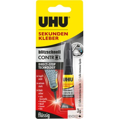 UHU       Sekundenkleber Control