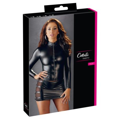 Top langarm Zip XL