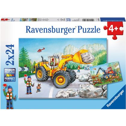Puzzle Bagger u.Traktor