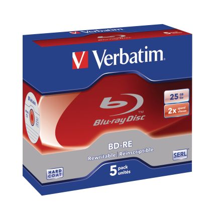 VERBATIM  BD-RE   Jewel             25GB