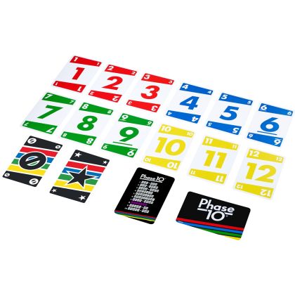 Phase 10 Basis Karten. d/f/i