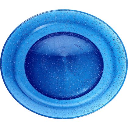 Jonglierteller Glitter blau