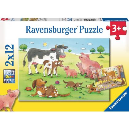 Puzzle Glückliche Tiere