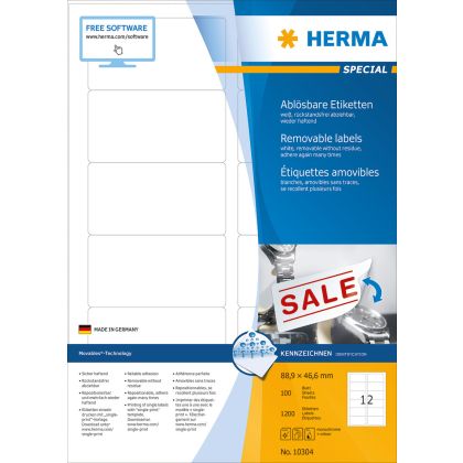 HERMA     Etiketten SPECIAL  88.9x46.6mm
