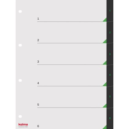 KOLMA     Register LineaVerde         A4