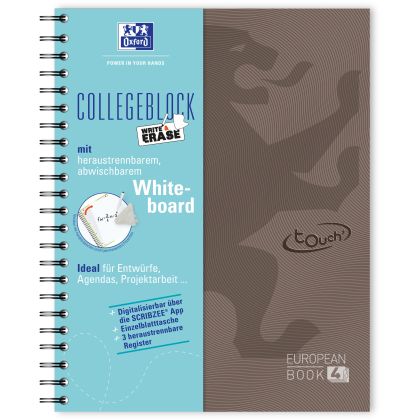 OXFORD    European Book, Whiteboard  A4+