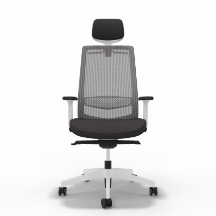 Bürostuhl Victory 1401, Schwarz Weiss